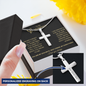 Husband Cross Necklace