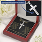 Husband Cross Necklace