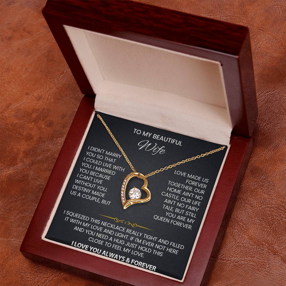Wife Heart Necklace