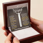 Daughter Engraved 4 Sided Necklace