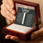 Daughter Vertical Bar Engraved Necklace