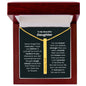 Daughter Vertical Bar Engraved Necklace