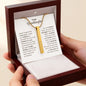 Granddaughter Engraved Vertical Stick Necklace