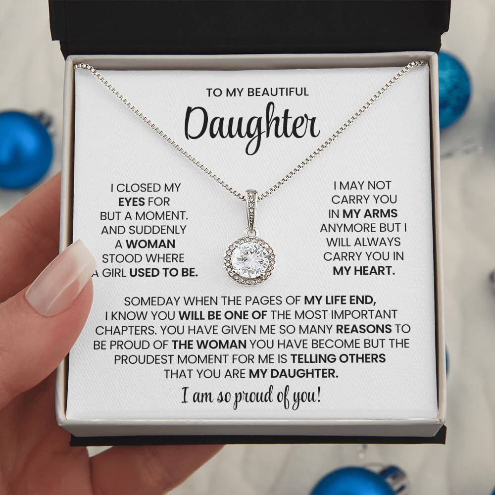 To My Daughter Hope Necklace