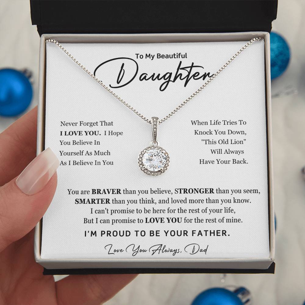 To My Daughter Hope Necklace