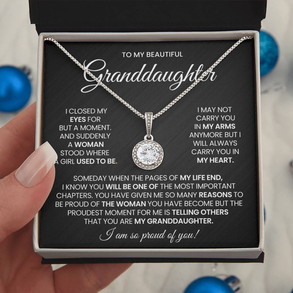 To My Granddaughter Hope Necklace