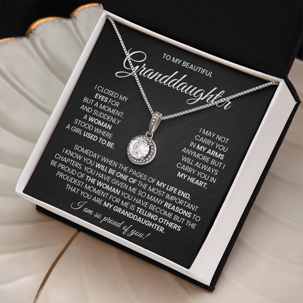To My Granddaughter Hope Necklace