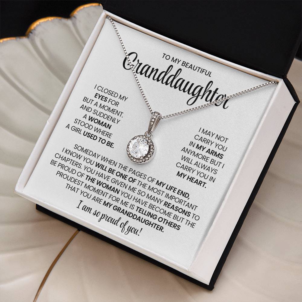 To My Granddaughter Hope Necklace