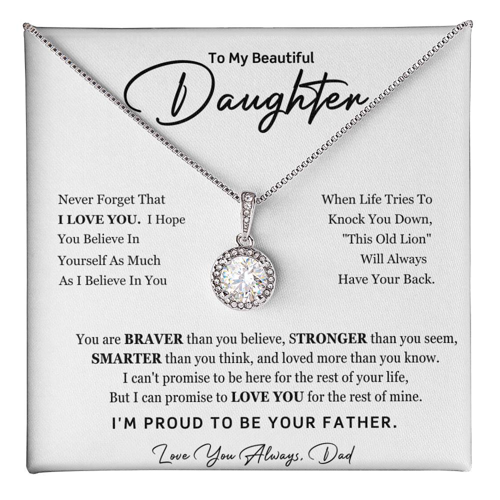 To My Daughter Hope Necklace