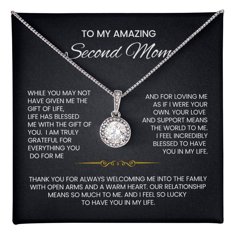 To My Second Mom Hope Necklace