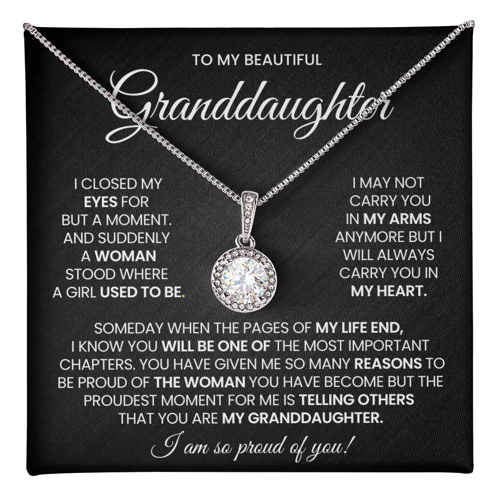 To My Granddaughter Hope Necklace
