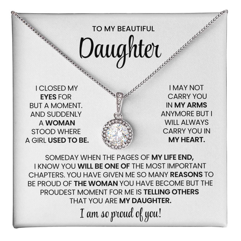 To My Daughter Hope Necklace