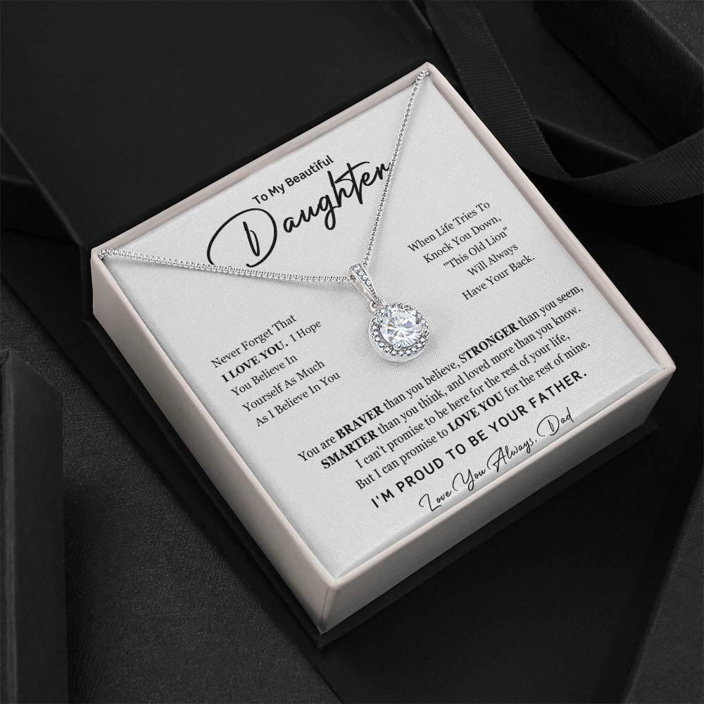 To My Daughter Hope Necklace