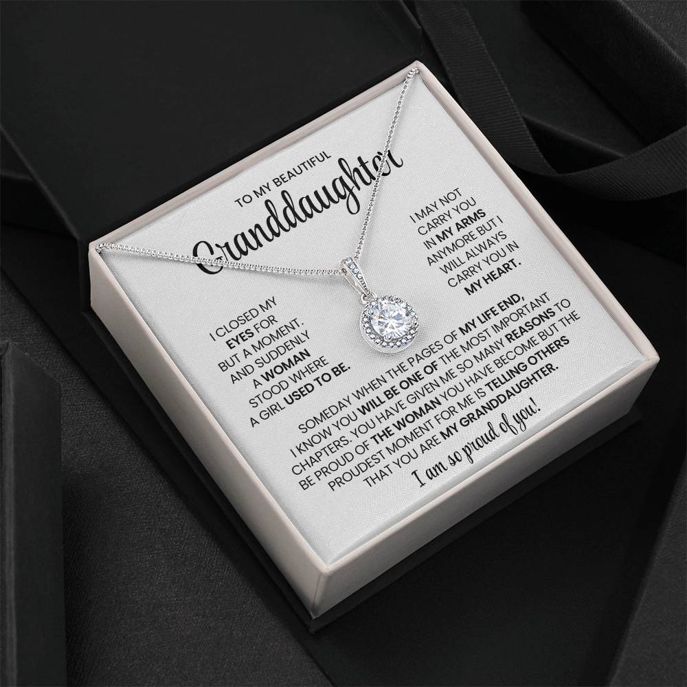 To My Granddaughter Hope Necklace