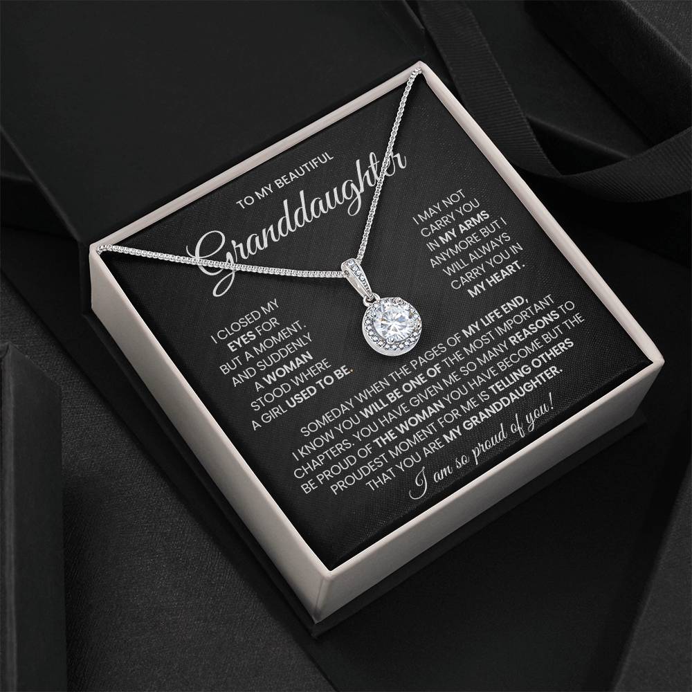 To My Granddaughter Hope Necklace