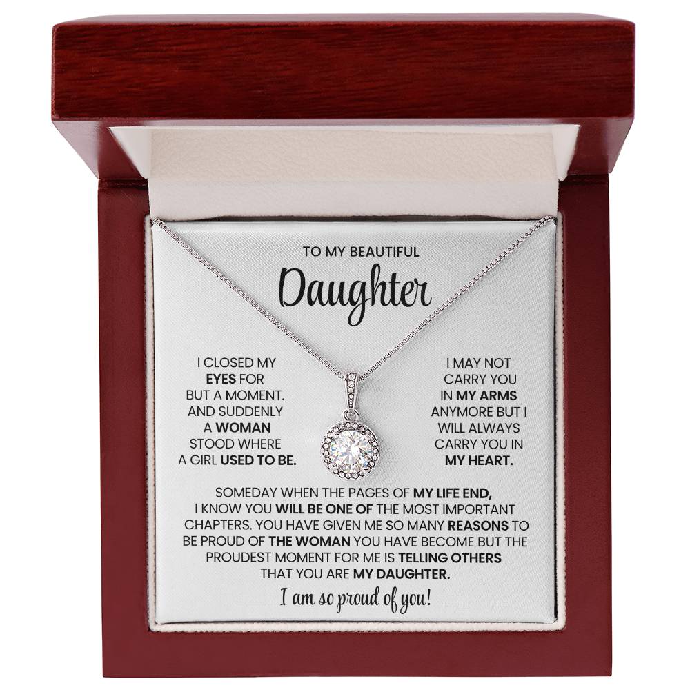 To My Daughter Hope Necklace
