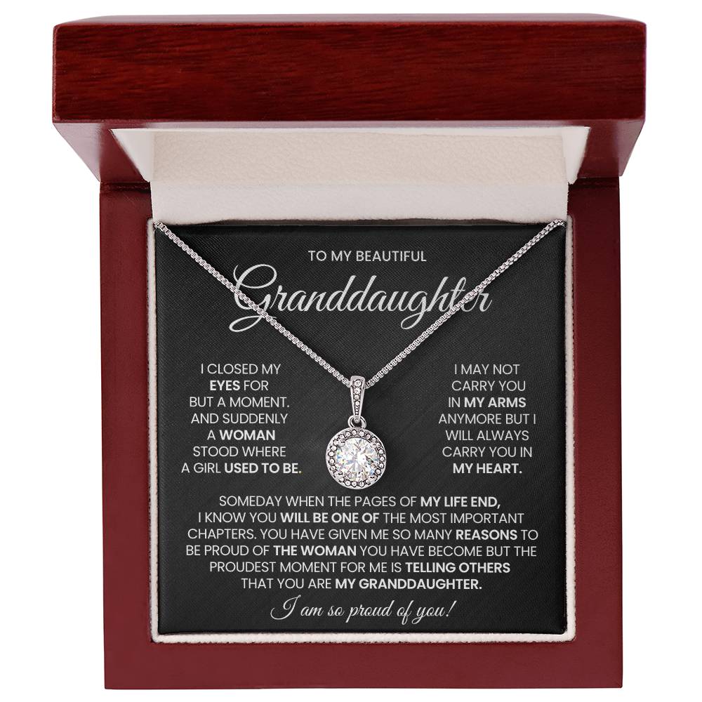 To My Granddaughter Hope Necklace