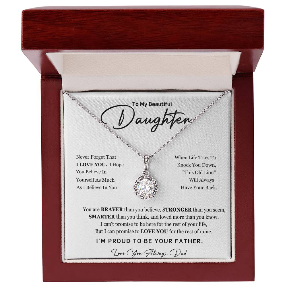 To My Daughter Hope Necklace