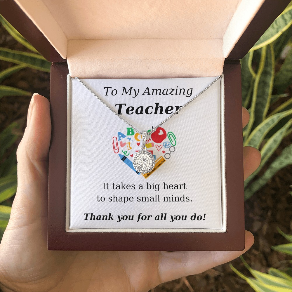 Teacher Appreciation Necklace Gift