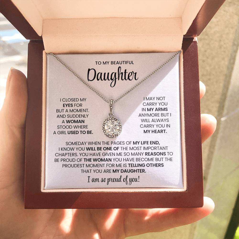 To My Daughter Hope Necklace