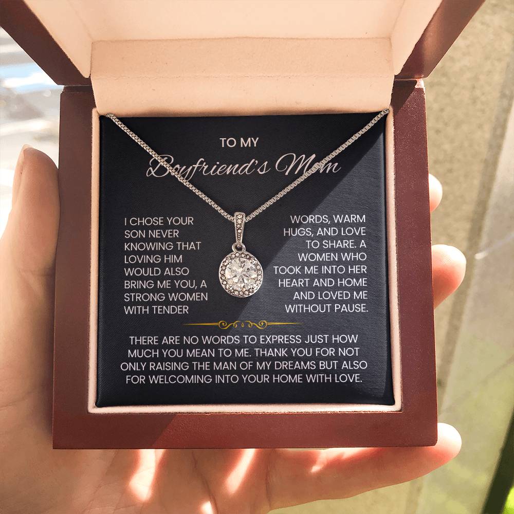 To My Boyfriends Mom Hope Necklace