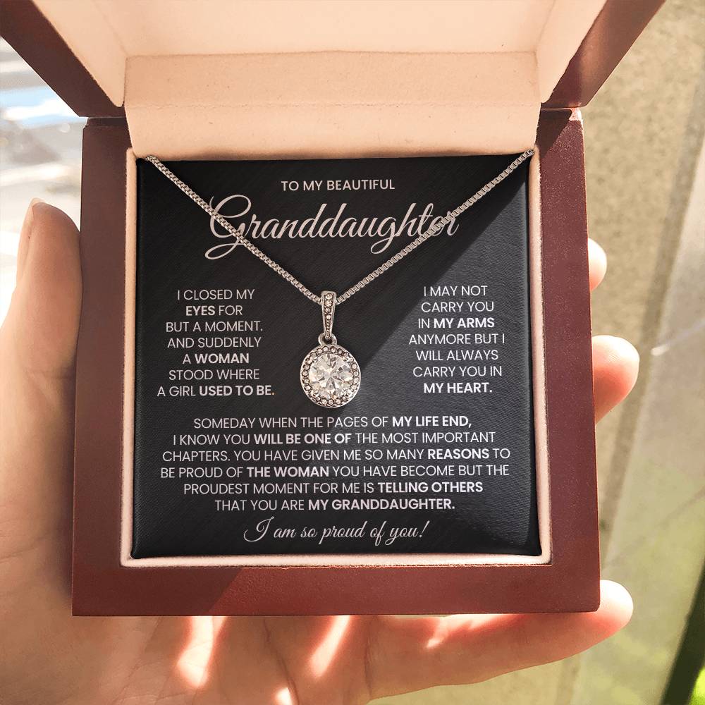 To My Granddaughter Hope Necklace