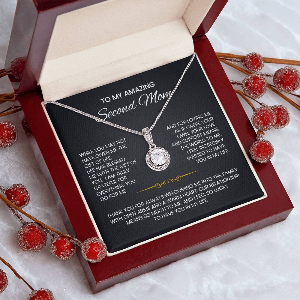 To My Second Mom Hope Necklace