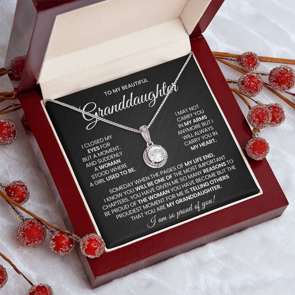 To My Granddaughter Hope Necklace