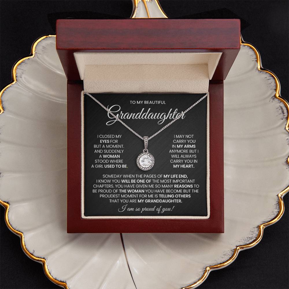 To My Granddaughter Hope Necklace