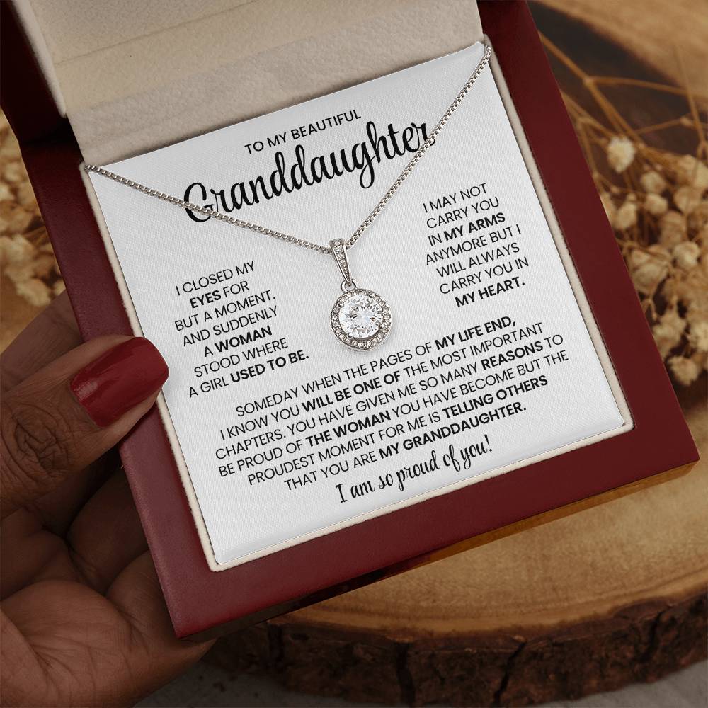 To My Granddaughter Hope Necklace