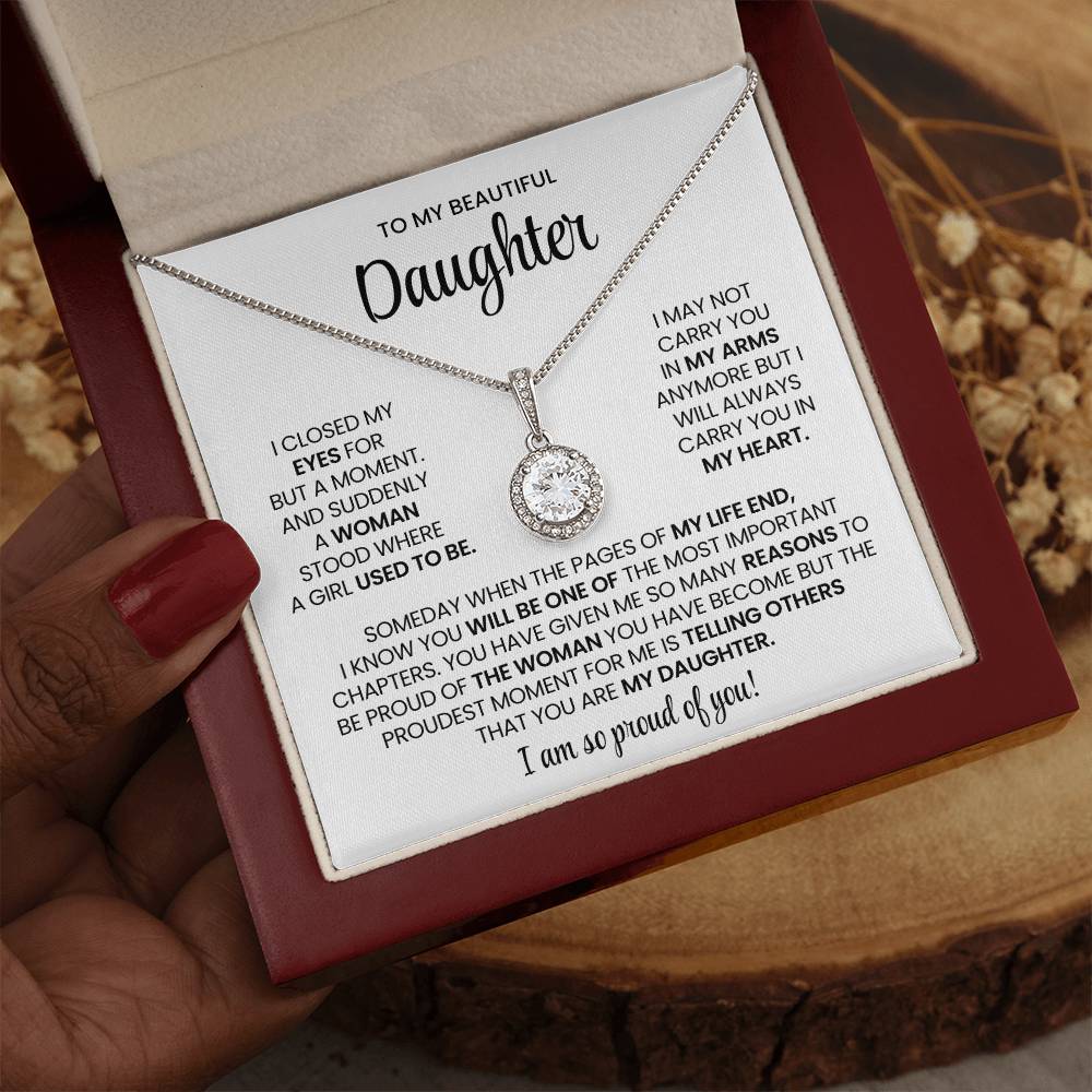 To My Daughter Hope Necklace