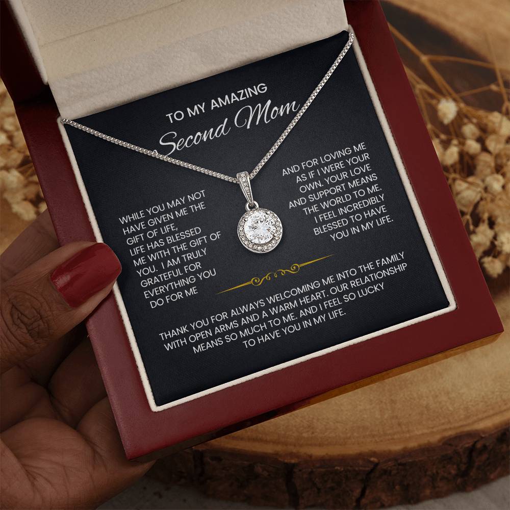 To My Second Mom Hope Necklace