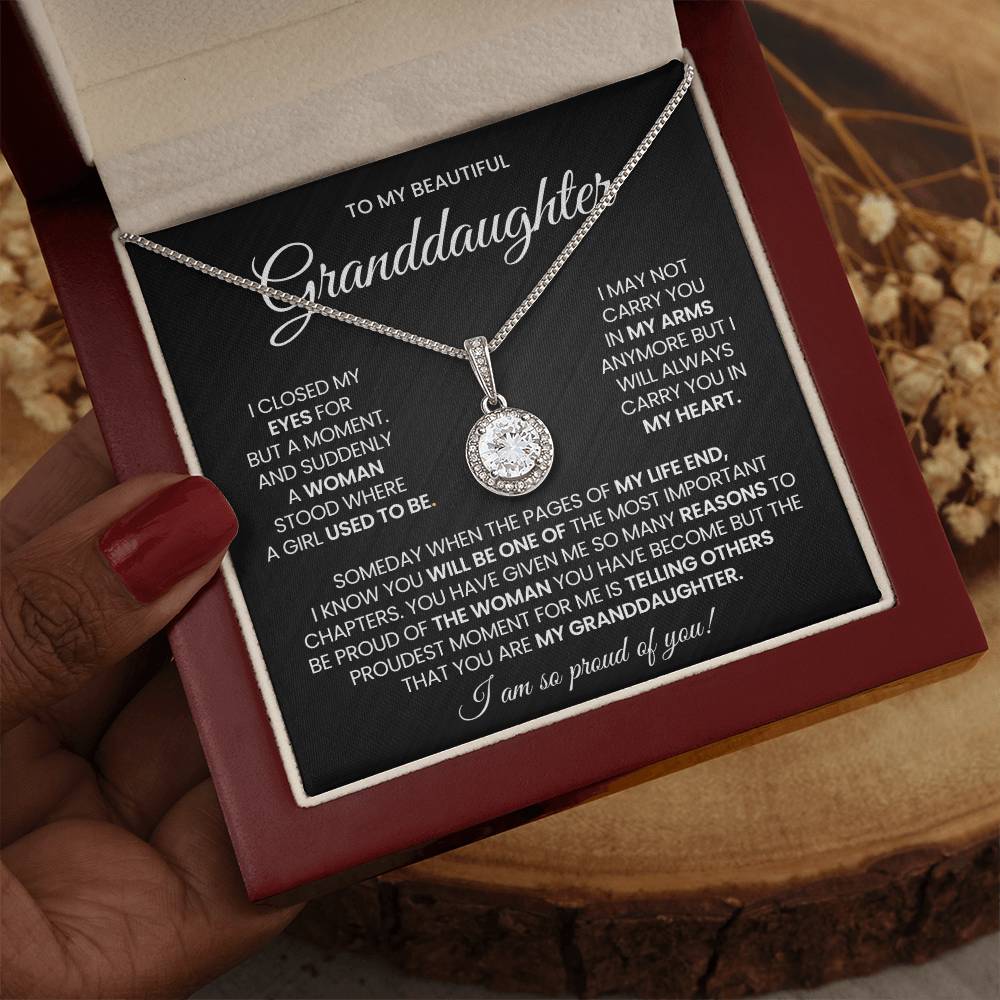 To My Granddaughter Hope Necklace