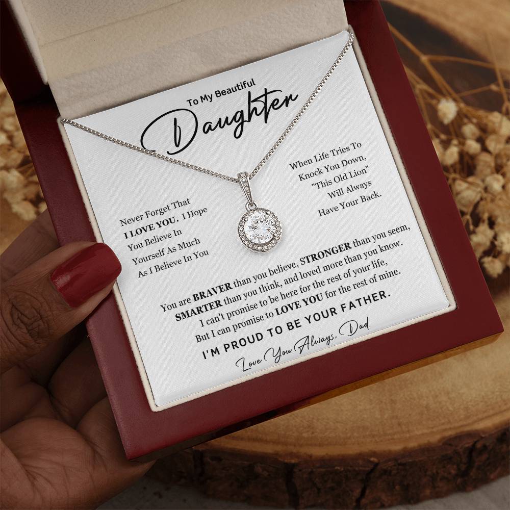 To My Daughter Hope Necklace