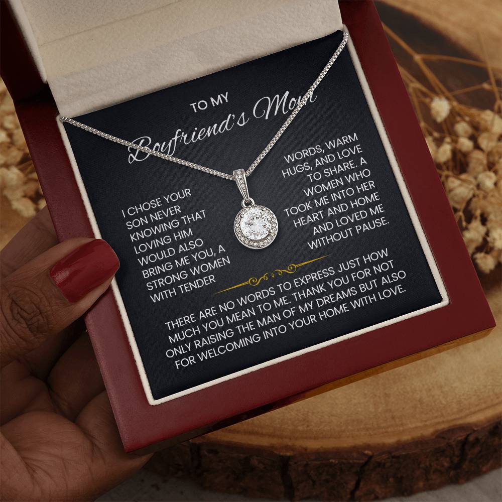 To My Boyfriends Mom Hope Necklace