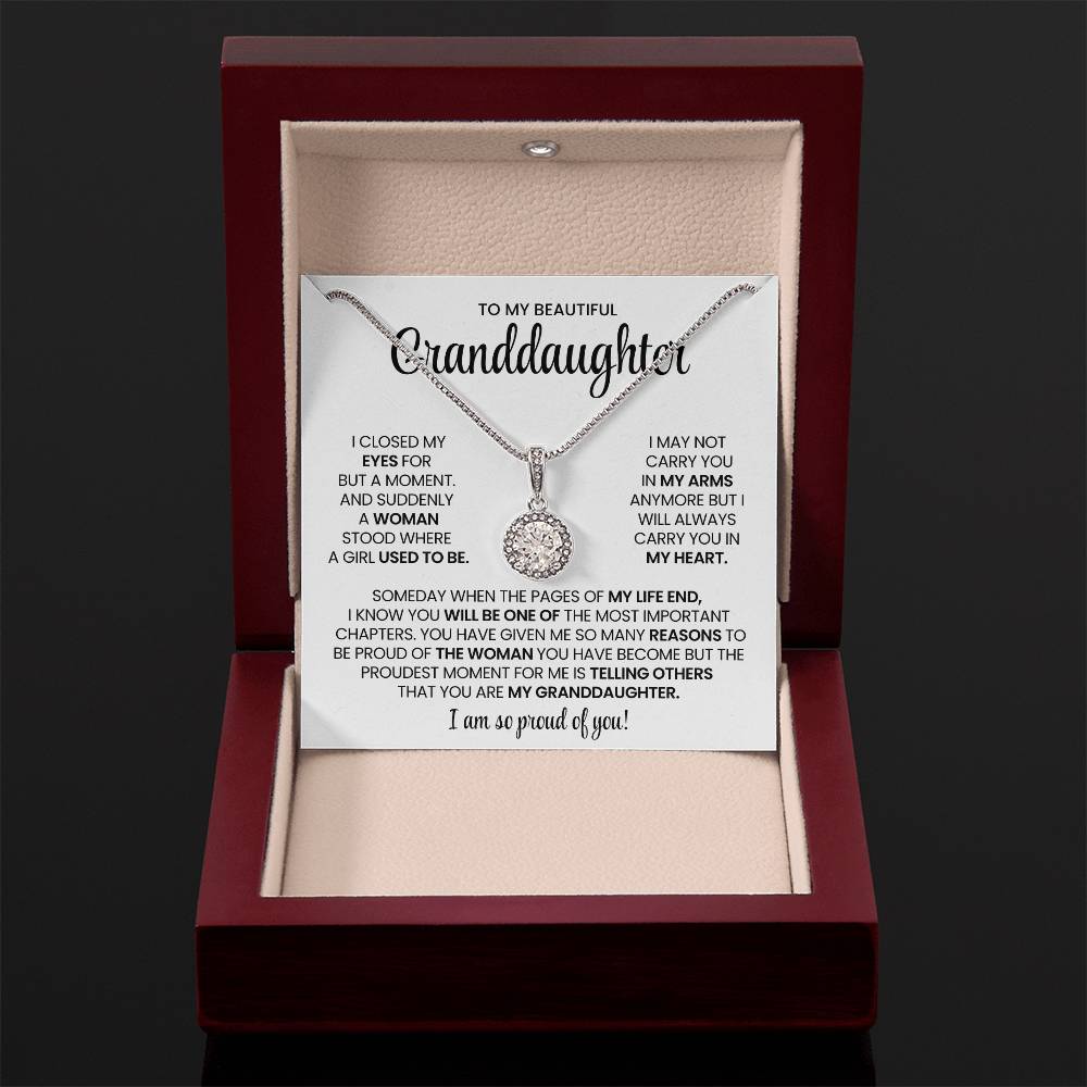 To My Granddaughter Hope Necklace