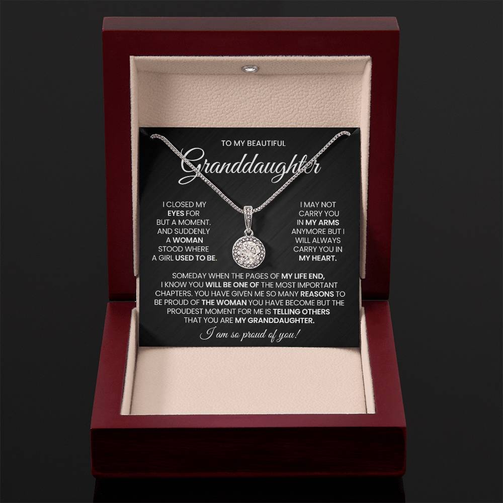 To My Granddaughter Hope Necklace