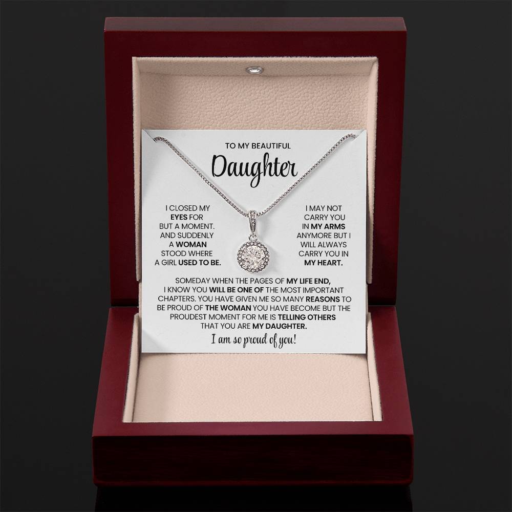 To My Daughter Hope Necklace