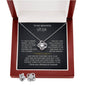 To My Wife Love Knot Necklace & Earring Gift Set