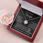 To My Wife Love Knot Necklace & Earring Gift Set