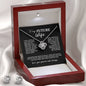 To My Future Wife Love Knot Necklace & Earring Gift Set