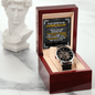 To My Future Father in Law Openwork Mechanical Watch