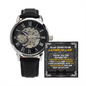 To My Future Father in Law Openwork Mechanical Watch