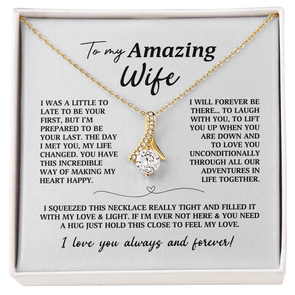 To My Wife Alluring Beauty Necklace