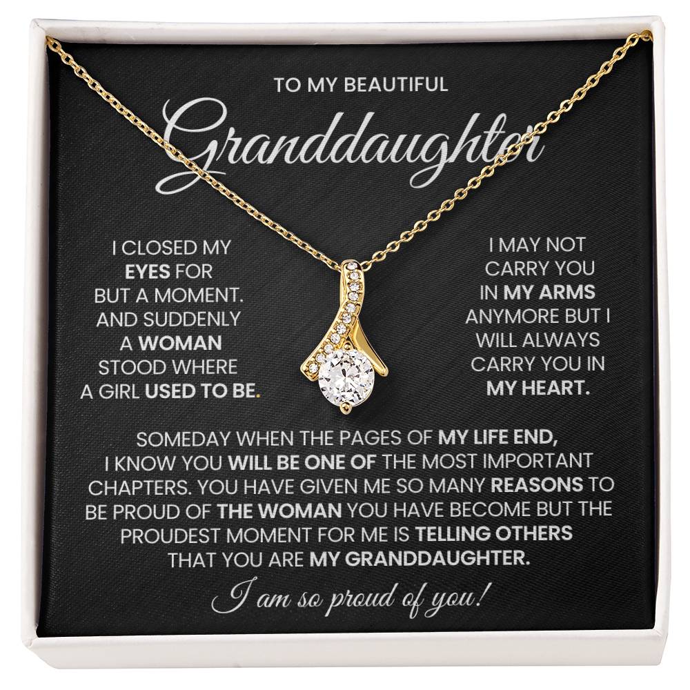 Granddaughter Alluring Beauty Necklace Gift