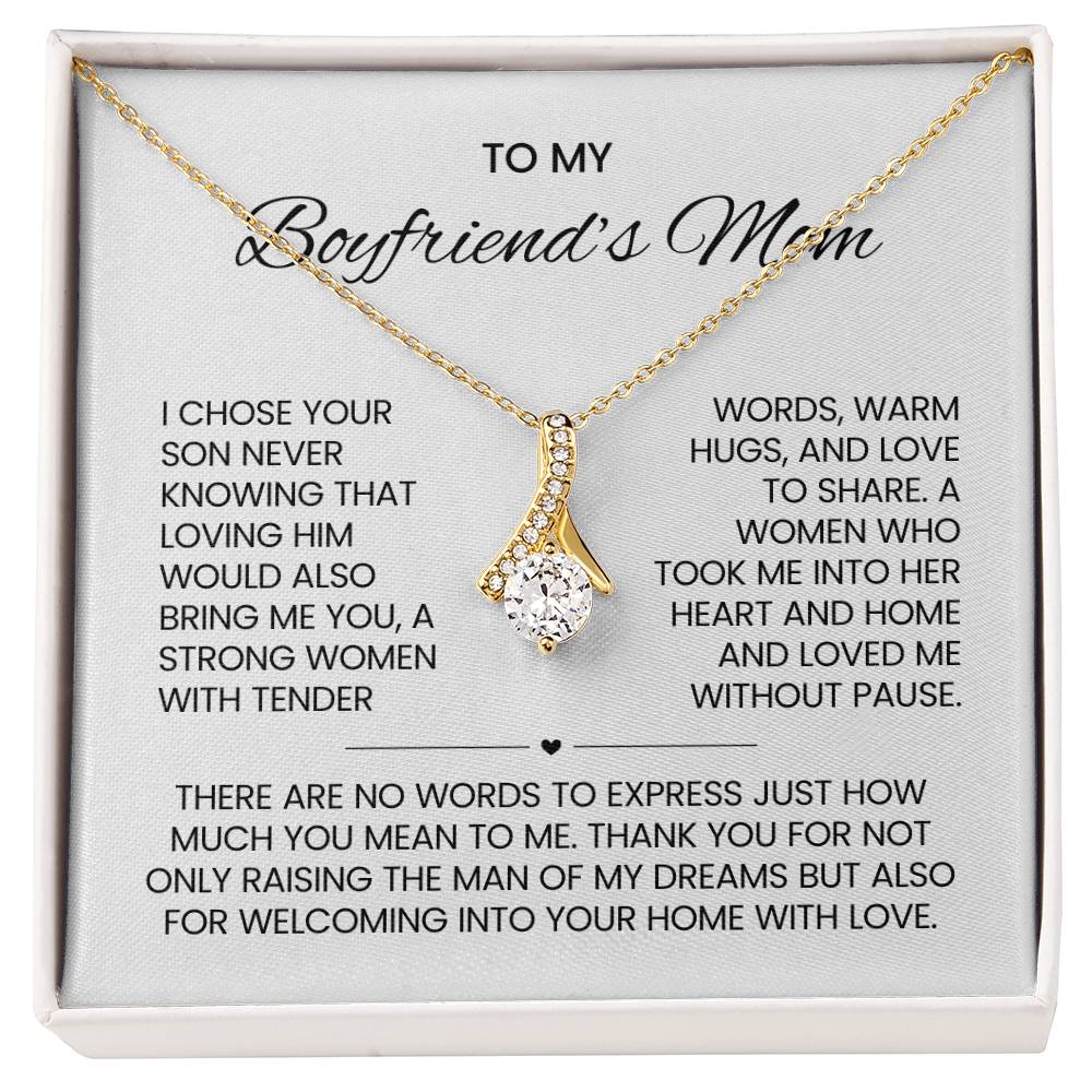 Boyfriend's Mom Petite Ribbon Necklace