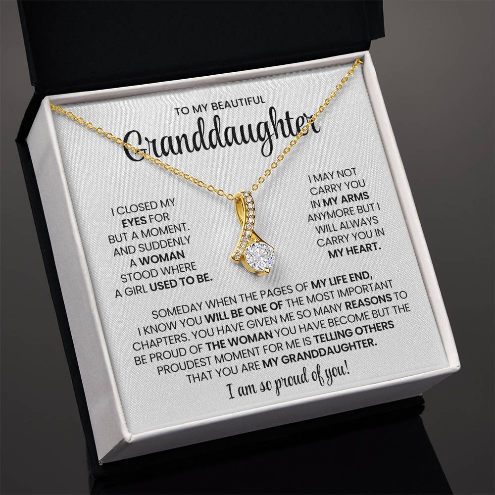 Granddaughter Alluring Beauty Necklace Gift