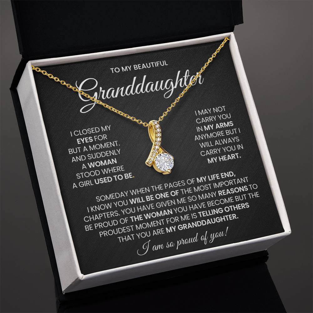 Granddaughter Alluring Beauty Necklace Gift