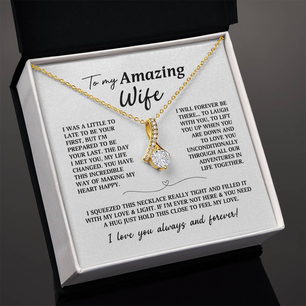 To My Wife Alluring Beauty Necklace