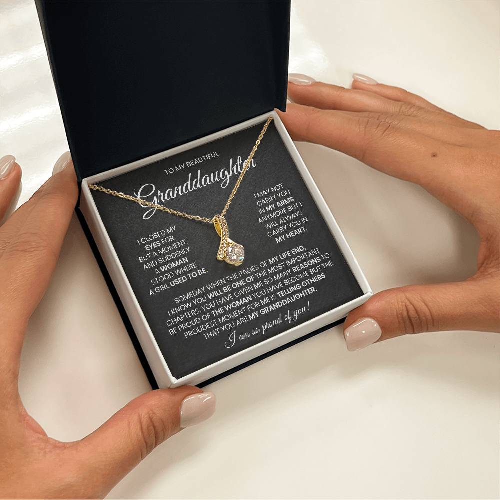 Granddaughter Alluring Beauty Necklace Gift